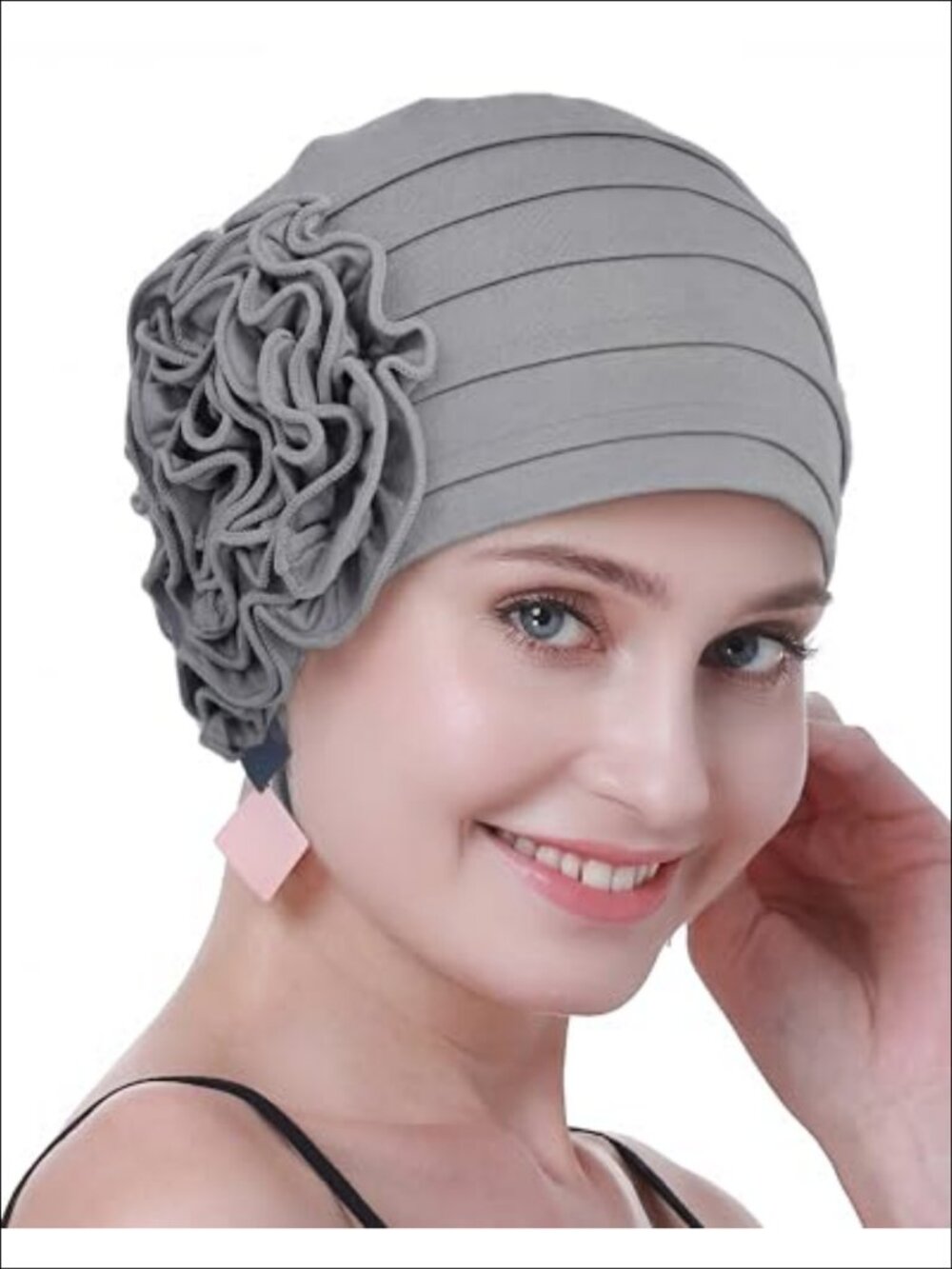 Soft Chemo Cap Turban Beanie for Women Hair Loss Cancer Headwear